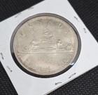      1965 Canada Silver Dollar Voyageur Golden Toned Bu 80  Silver  600 Asw     