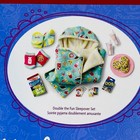18  American Girl Doll Double The Fun Sleepover Set In Box  Blanket  Socks  Food