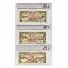 2005 Disney Dollar Dumbo Set Pcgs 66 Ppq 3 Consecutive Serials Castle 50th