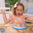 Melissa And Doug Birthday Party Cake - Wooden Play Food With Mix-
