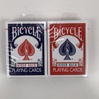  12  Bicycle Playing Cards Rider Back Decks 6 Red   6 Blue New Sealed