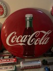 Coca-cola Vintage 48 Inch Button Sign