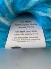 2 Cake Bulky Peru Novelty Soft Baby Alpaca Wool Yarn W nylon 3 4oz 100g 709 Blue