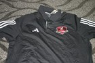Adidas Louisville Cardinals Team Issued Basketball Bahamas Black Polo Shirt Xl N