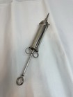 Vintage All Metal Medical Syringe Surgical Irrigation Aspiration Instrument