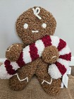 New Pottery Barn Spice Gingerbread Cookie Pillows Plush Decor