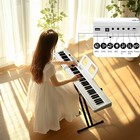    free Shipping    88 Key Foldable Electric Piano keyboard  midi  usb  more  case 