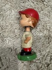 Vintage 1960s Mini Little League Bobblehead Nodder Bobble Head Green Base