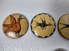 Antique Zia Pueblo Pottery Clay Buttons Rare Native American Artifact You Choose