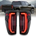 Led Tail Light For 2019-2024 Gmc Sierra 1500 2500 Smoke Rear Lamp Animation Pair