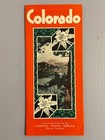 Vintage Colorado Travel Brochure Conoco Travel Bureau Map Supplement 1933