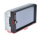 7  Double 2 Din Car Mp5 Player Bluetooth Touch Screen Stereo Radio With Camera