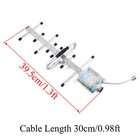 2g 3g 4g Lte 12dbi Antenna 698-2700mhz Outdoor Wireless Yagi Antenna N Female