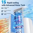 Portable Air Cooler 1800cfm 3 Gal Tank 600sq ft Evaporative Swamp Censtech Timer