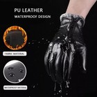Men s Leather Winter Driving Dress Biker Gloves Thermal Lined Warm Gloves Mitten