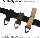 Tactical Molle Heavy Duty Key Ring Holder Police Security Keychain Belt Clip