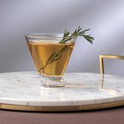 Joyjolt Octagon Aqua Vitae 8 6 Oz Crystal Martini Glasses  Clear