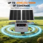 30 Miles 48km Solar Electric Fence Charger 0 3j-1 5j Electric Fence Energizer