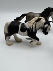 Vintage Schleich Lot Of 4 Horses Lion Kangaroo Nwt