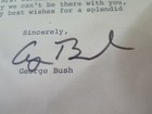 President George Hw Bush Signed Signature Potus 41 Autograph Letter Cover Photo