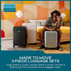 American Tourister Westridge Hardside Luggage Set With Spinner Wheels  Silver  3