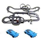 Electric Slot Car Race Track Set With 4 Cars 7ft Track gifts Toys For Kids 