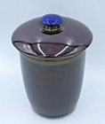 Lindt Stymeist Yo Han Olive cobalt Large Canister   Lid Mint Rare