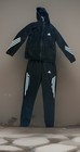 Adidas Men s Size M Zip Jacket   Pants Red 3 Striped  Zip Logo Tracksuit