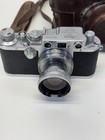Vintage Leica Drp Ernst Leitz Wetzlar Camera 529296 Leather Case Flash Reflector