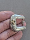 Western Silversmiths Sterling Silver 10k Gold Belt Buckle 15 1 Grams