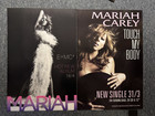 Four Super Rare Vintage 77x51cm Mariah Carey Billboard record Shop Posters