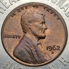 1962-d Encased Lincoln Cent Lucky Penny  Indian Head National Bank  Nashua  Nh