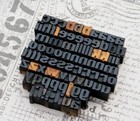 A-z Alphabet Letterpress Wooden Printing Blocks Wood Type Vintage Printer Typo  