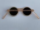 Nos Vintage Retro Wilson Mydriatic sunglasses Flesh Small Frames Made In U s a 