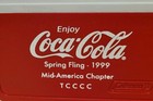 Vintage Coleman Coca-cola Cooler Spring Fling - 1999 Mid America Chapter Tcccc