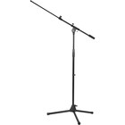 Musician s Gear Tripod Microphone Stand With Telescoping Boom Black 2pack