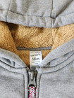 Toddler Grey Lined Full Zip Hoodie Jacket