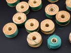 Vintage American Thread Company Star Bobbin Style L Green Lot