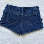 J  Galt Navy Blue Denim Short Shorts 100  Cotton Y2k Cargo Pockets Medium