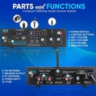 Pyle 300w Bluetooth Karaoke Amplifier - 2-channel Pa System With Fm Radio -    