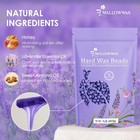 Hard Wax Beads  Beans For Hair Removal  Natural Lavender  Purple 