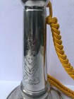 Vintage Silver Engraved Fireman Presentation Speaking Trumpet Fire Chief 1988