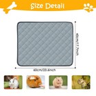 4pc Guinea Pig Cage Liners Washable Waterproof Bedding Non Slip 18 X 24 In Gray