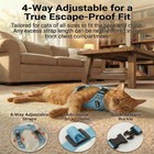 Escape-proof Cat Harness And Leash Set     Adjustable No Pull Soft Vest With 360   