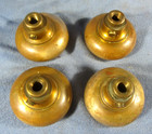 Vintage Antique  Set Of 4 Heavy  Brass Copper 2-1 4  Door   Knobs