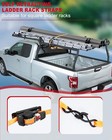 Duty Ladder Rack Straps Tie-down System double J Hook Ladder Rack Ratchet Straps