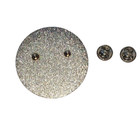 Indian Headdress  Chrome 2 Inch Pin