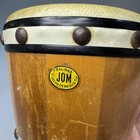 Vintage Jom Wood Bongo Drums Mini Hand Percussion Latin Music Instrument
