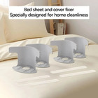 4 Pcs Heavy Duty Bed Sheet Corner Tightener Clips High-quality Durable Grippers 
