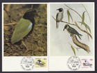 Australia 1980 Birds Series 2 Set Of 5 Aspc Maxi Cards  10c- 1 00 Unused